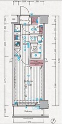 ディアレイシャス東京ノースパレスの物件間取画像